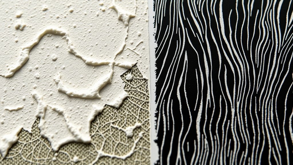 artistic surface texture comparison