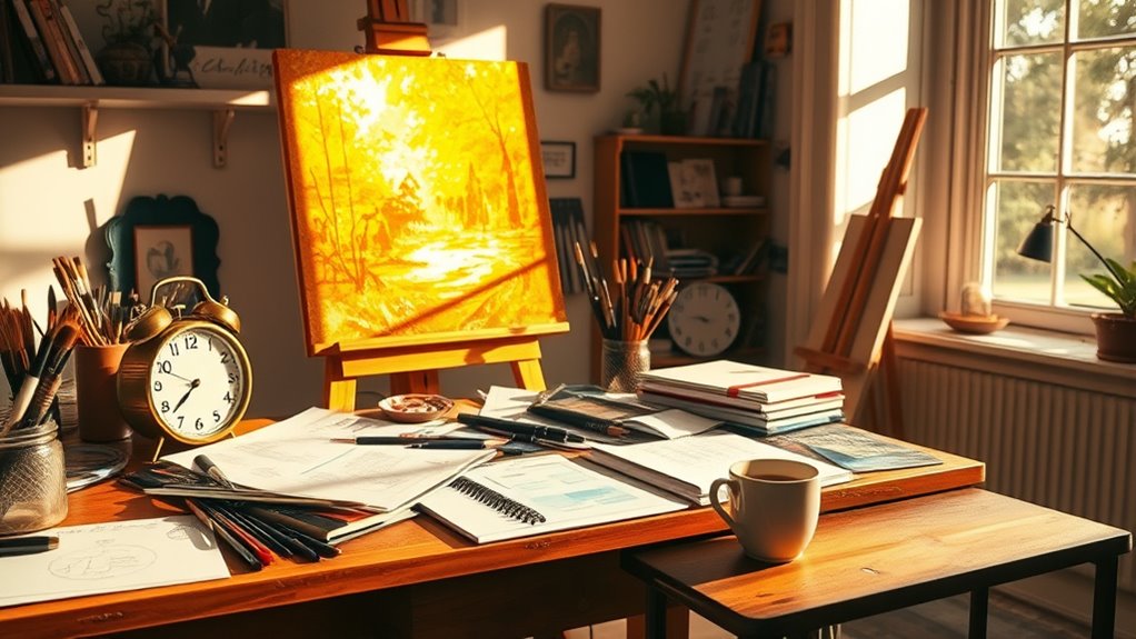 balancing inspiration with schedule