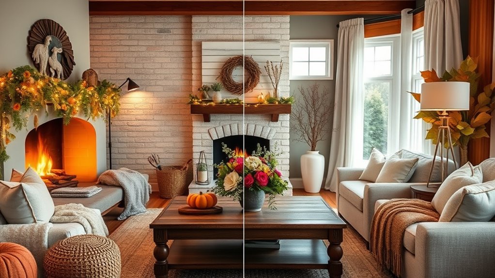 changing home decor seasons