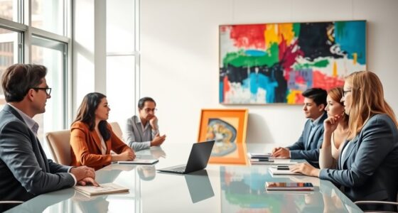 collaborating with art experts