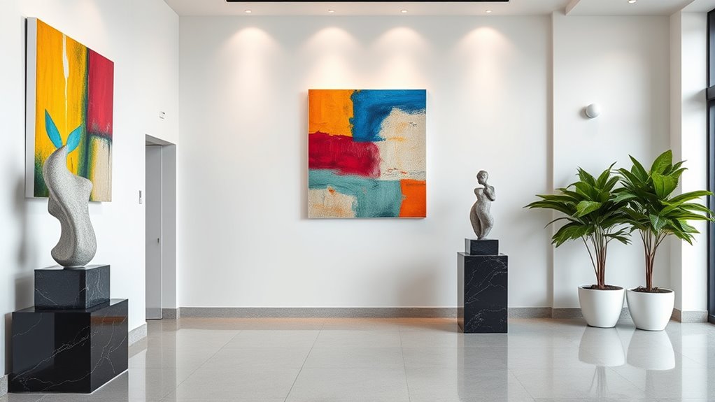 corporate interior art curation