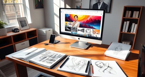 creating a comprehensive artist portfolio