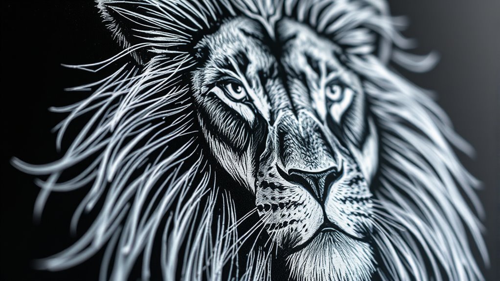 creating detailed images through scratching