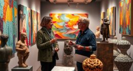 curators and artists collaborate