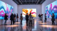 digital art exhibition curation