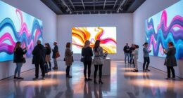 digital art exhibition curation