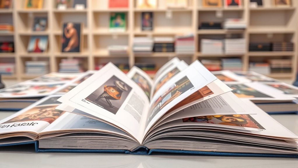 digital interactive art catalogues