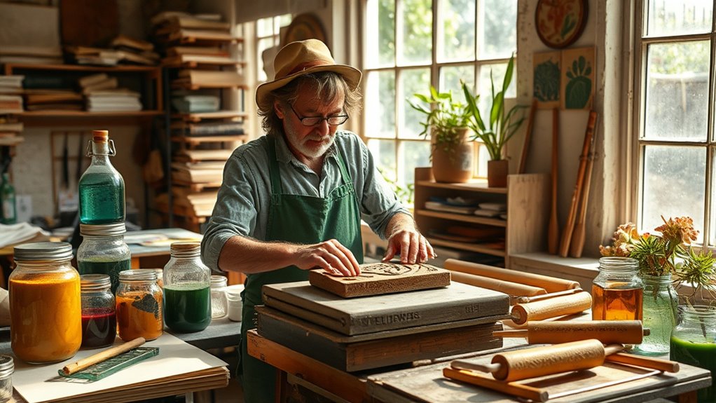 eco friendly printmaking materials