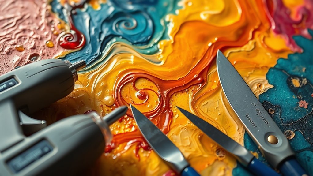 encaustic wax pigment layering