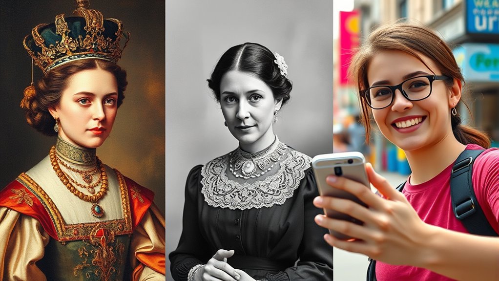 evolution of portrait techniques