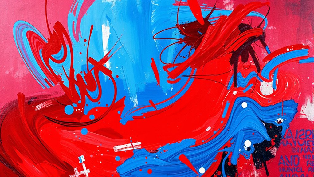 expressive spontaneous artistic gestures