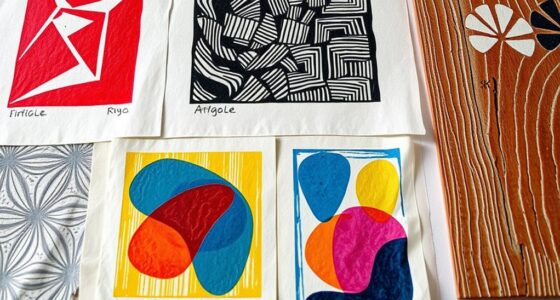 four main printmaking types