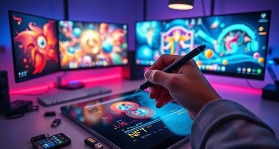 gathering digital art and nfts