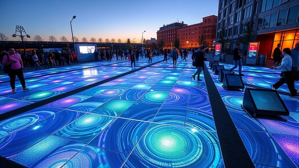 interactive environmental art experiences