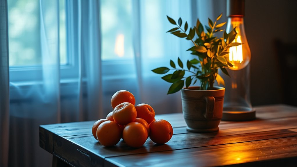 lighting temperature affects colors