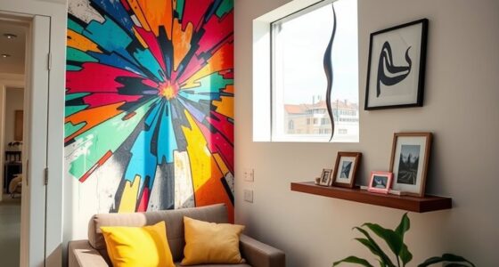 maximizing art in small spaces