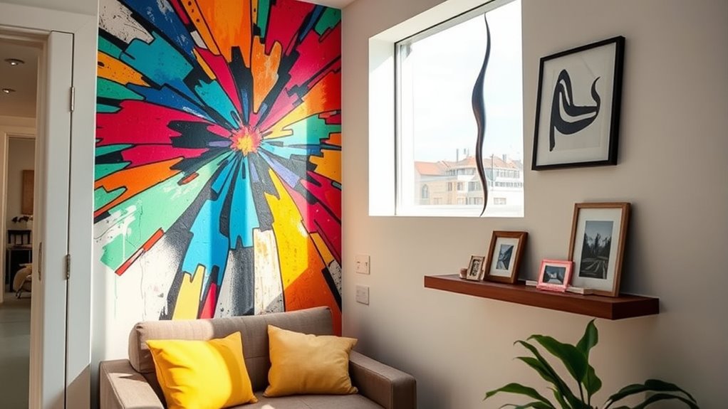 maximizing art in small spaces