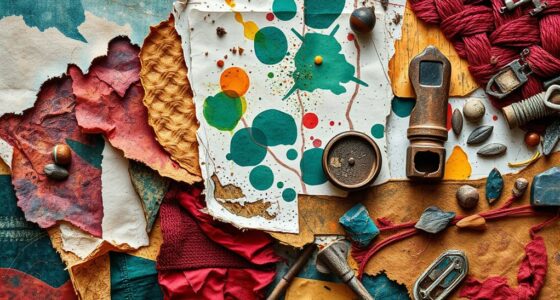 mixed media collage art