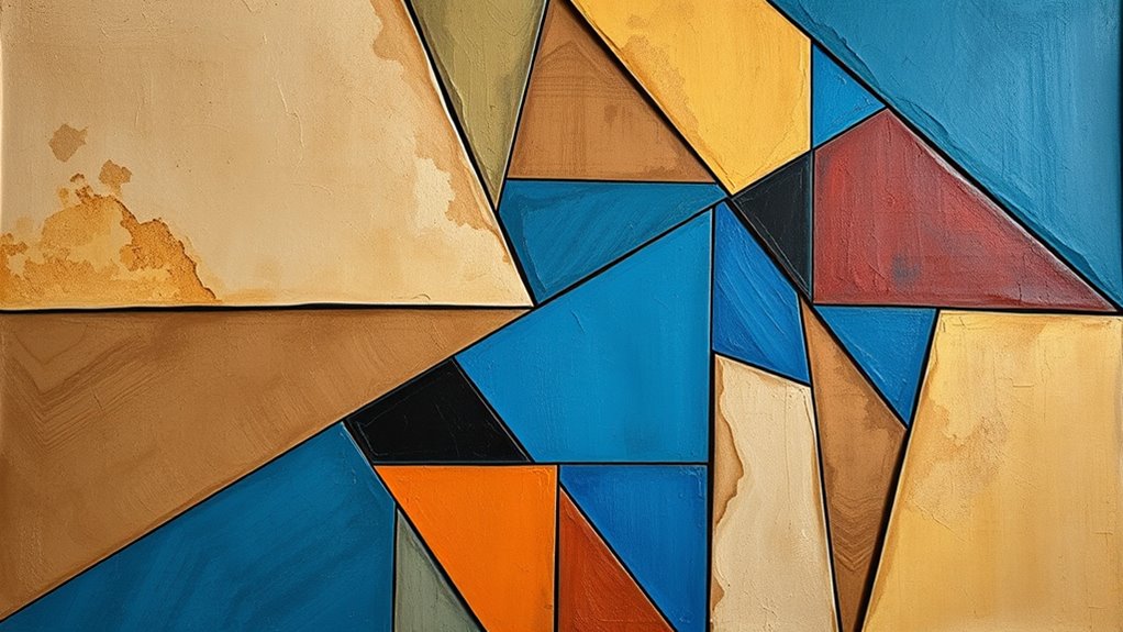 multiple geometric perspectives collaged