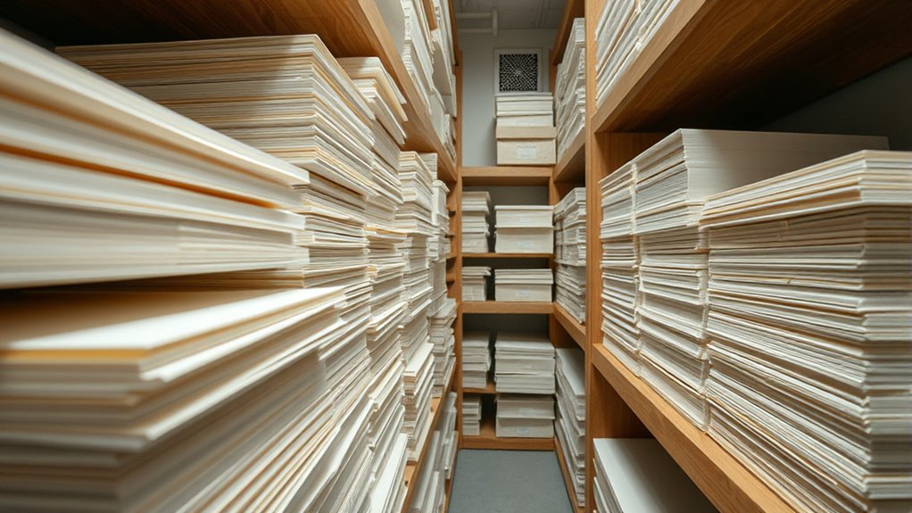 paper artwork storage solutions