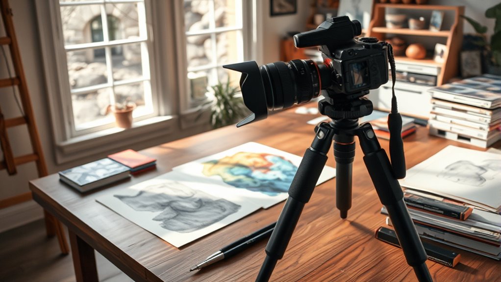 photographing and archiving artwork