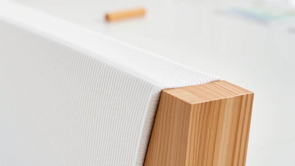 proper canvas stretching framing