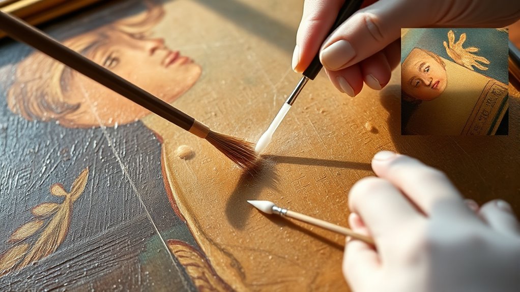 proper oil painting care