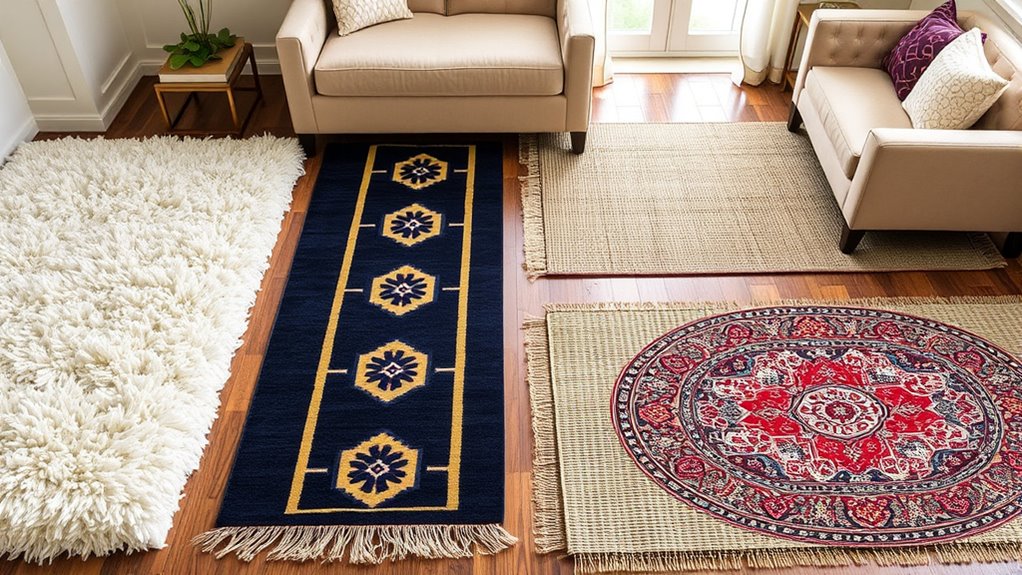 selecting rug size and style