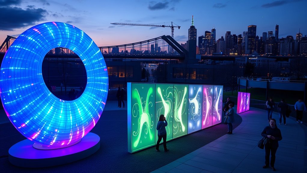sensor enabled art installations