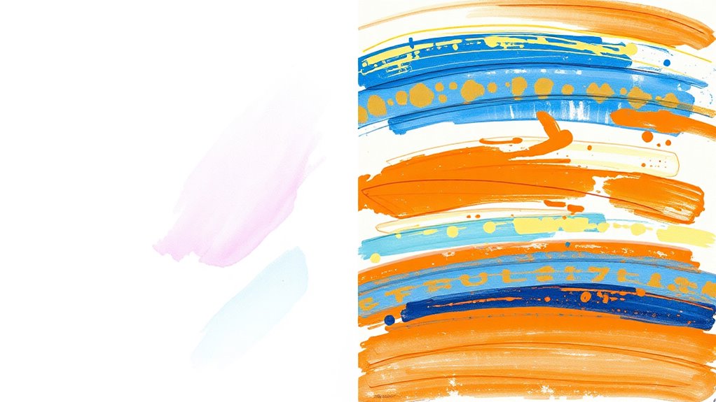 soft versus oil pastel