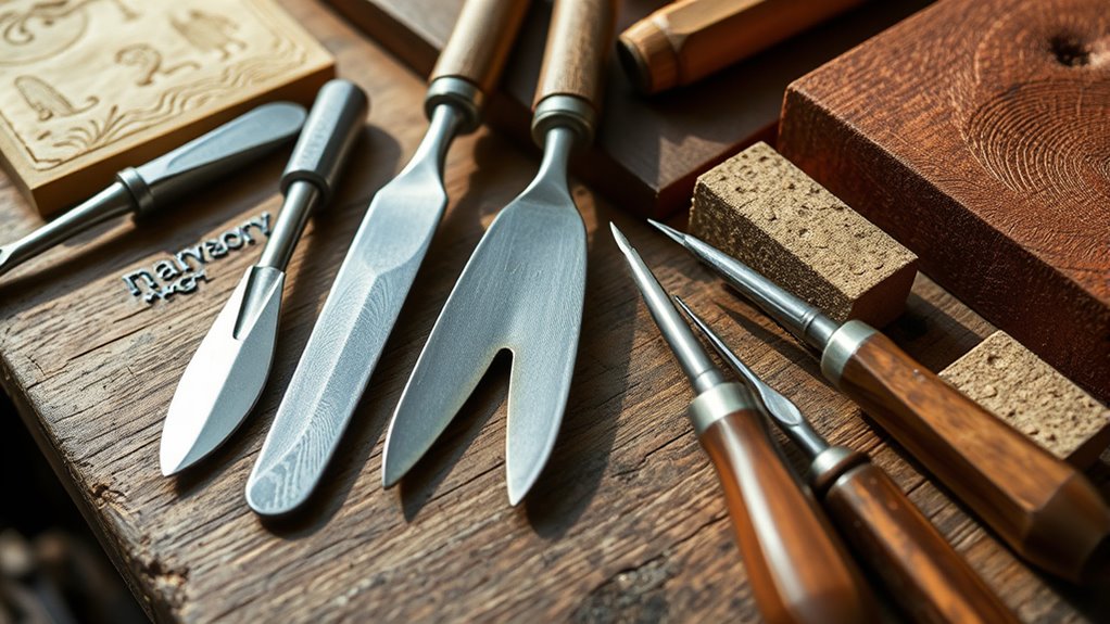 tools for linocut woodcut