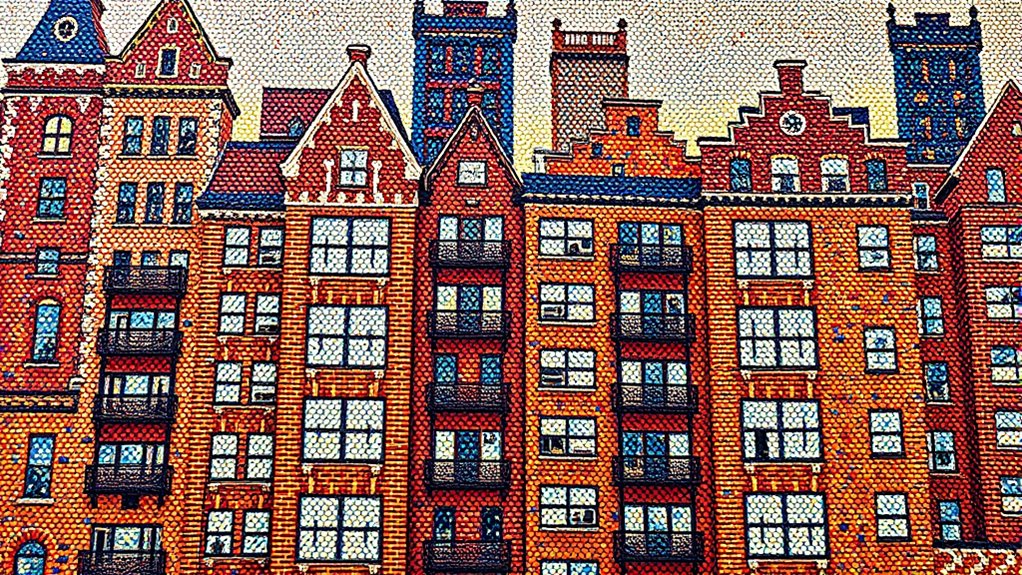 vibrant optical color blending