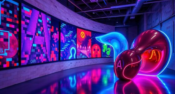 video game aesthetics inspire art