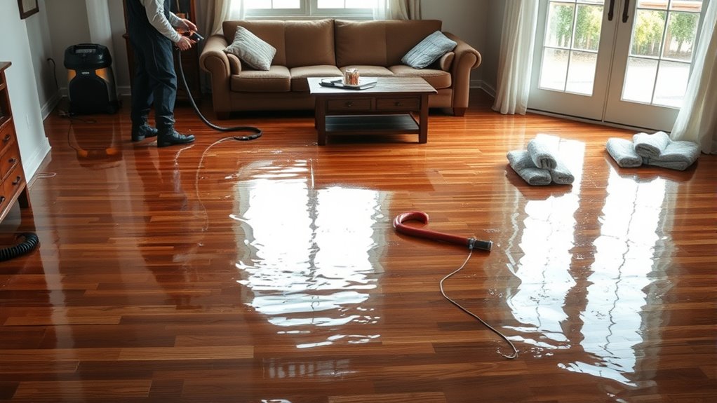 water damage emergency response