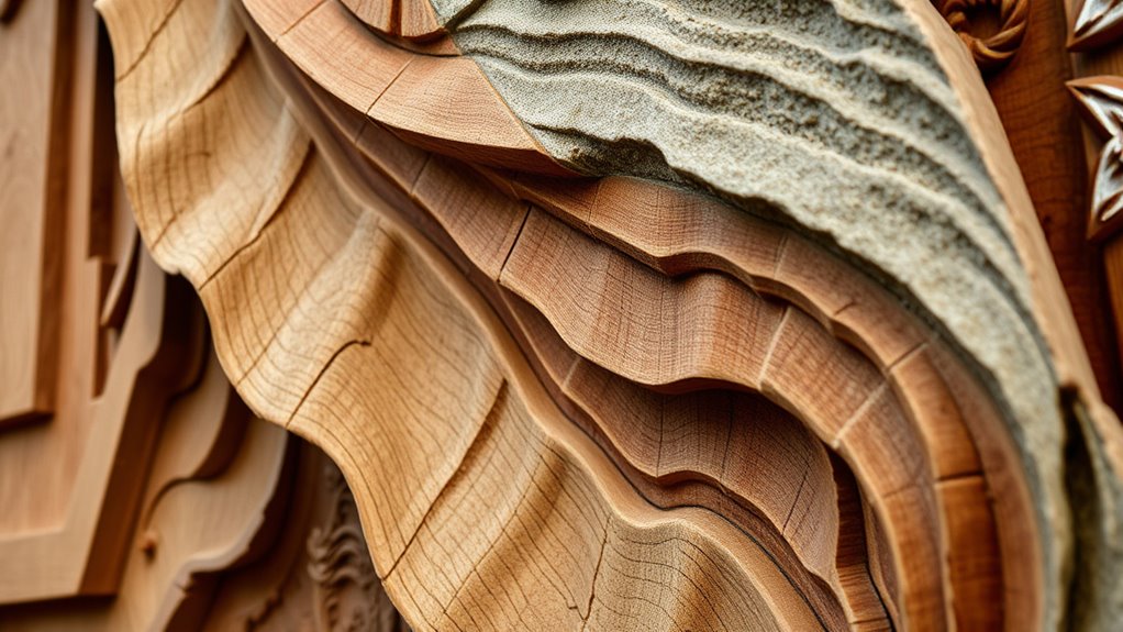 wood and stone carving