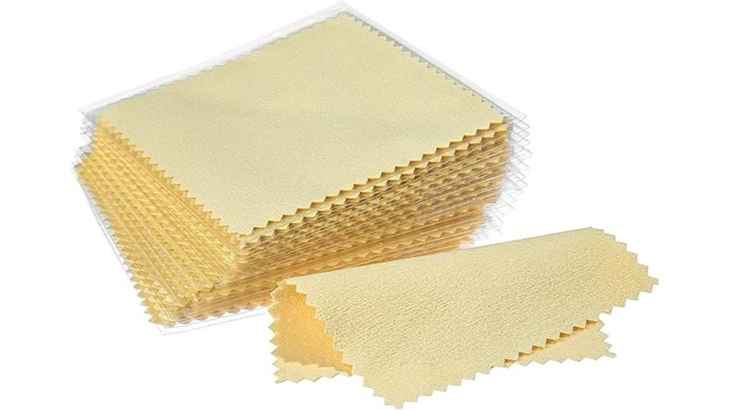 100 pack wrapped jewelry cloth