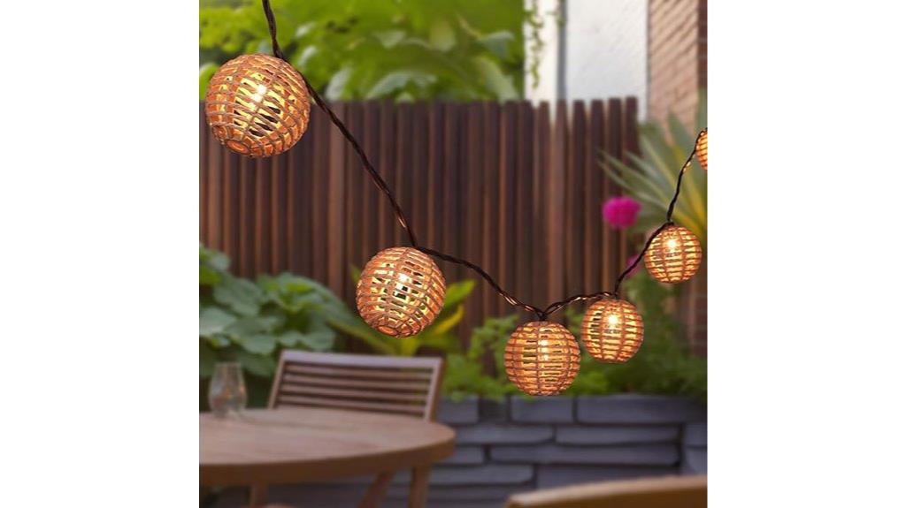10 bulb incandescent string lights