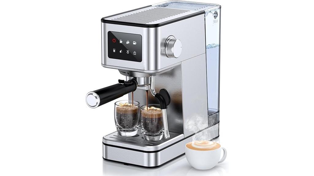 20 bar compact espresso maker