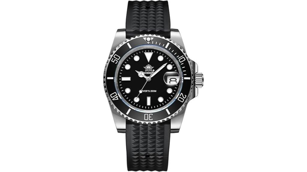41mm men s dive watch