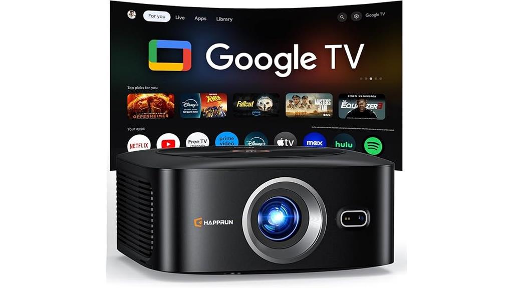 4k google tv projector