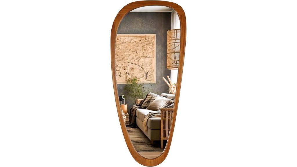 asymmetrical wall mirror