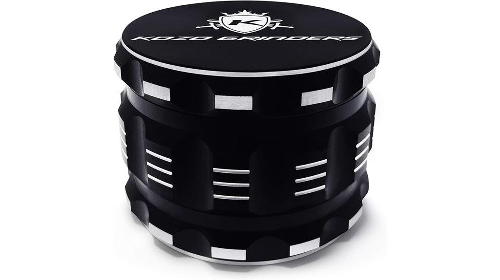 black aluminum 2 5 inch grinder