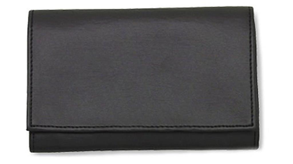 black vinyl pipe pouch