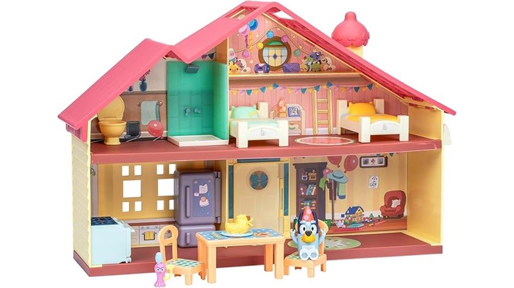 bluey toy playset with figure