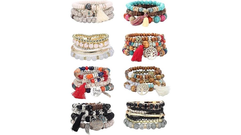bohemian bead bracelets
