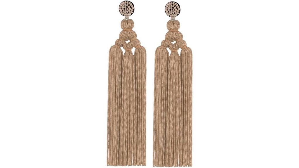 bohemian tassel earrings