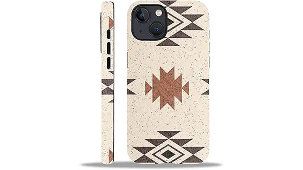 boho aztec silicone case