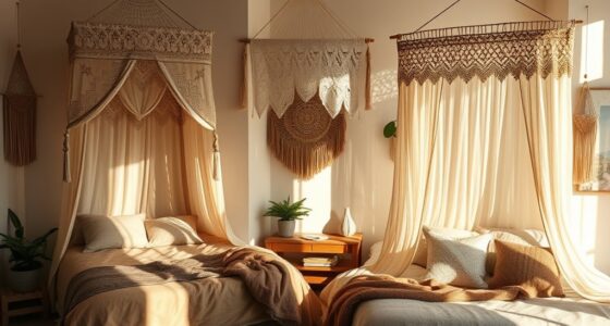 boho bed canopy inspirations