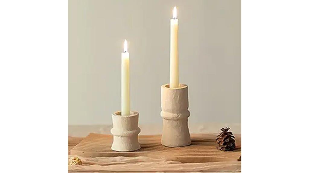 boho candle holder decor