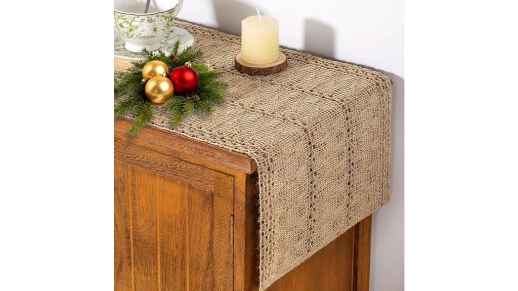 boho fall table runner
